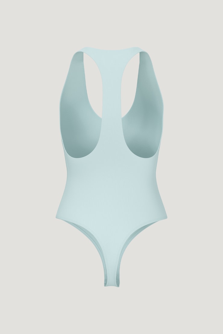 Sculpt Racerback Bodysuit Wan Blue large