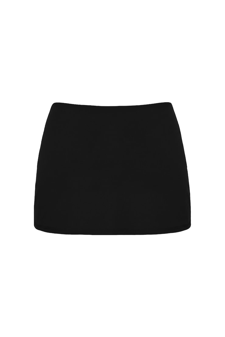 Active Low Rise Micro Skort, Jet Black, large