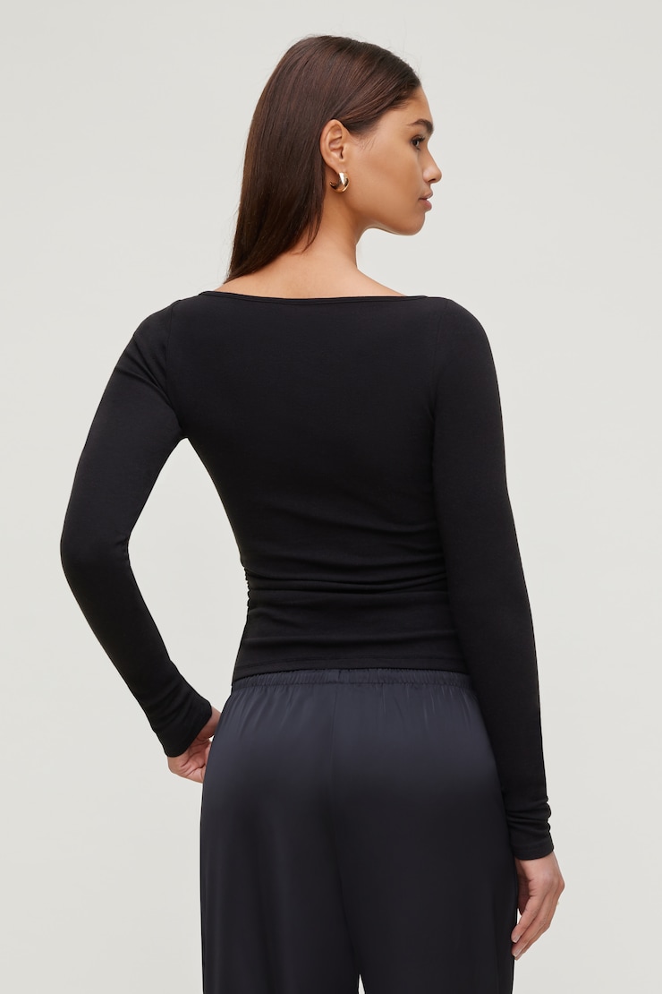 Stella Long Sleeve T Shirt Jet Black large