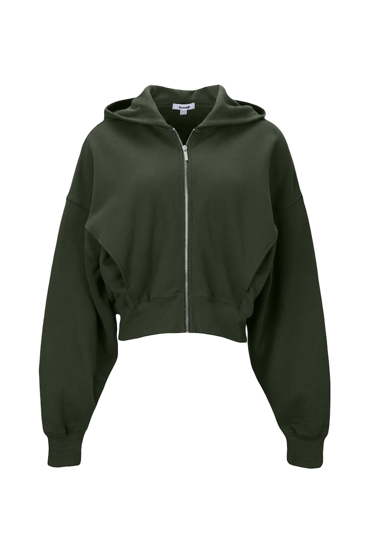 UltraFleece Cocoon Zip Hoodie, Olive Obsession, large
