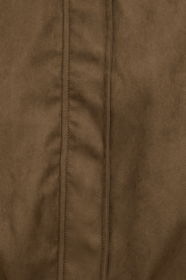 Balloon Faux Suede Jacket
