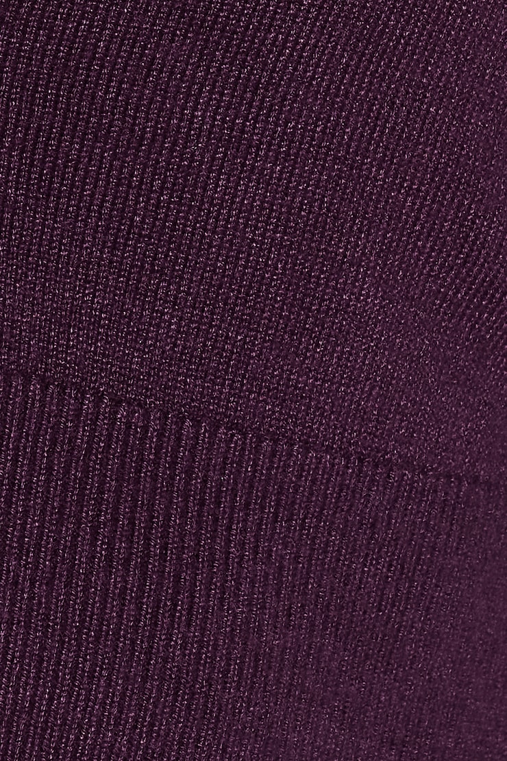 Ultra Cropped Cardigan Long Sleeve Top, Wild Berry Maroon, large
