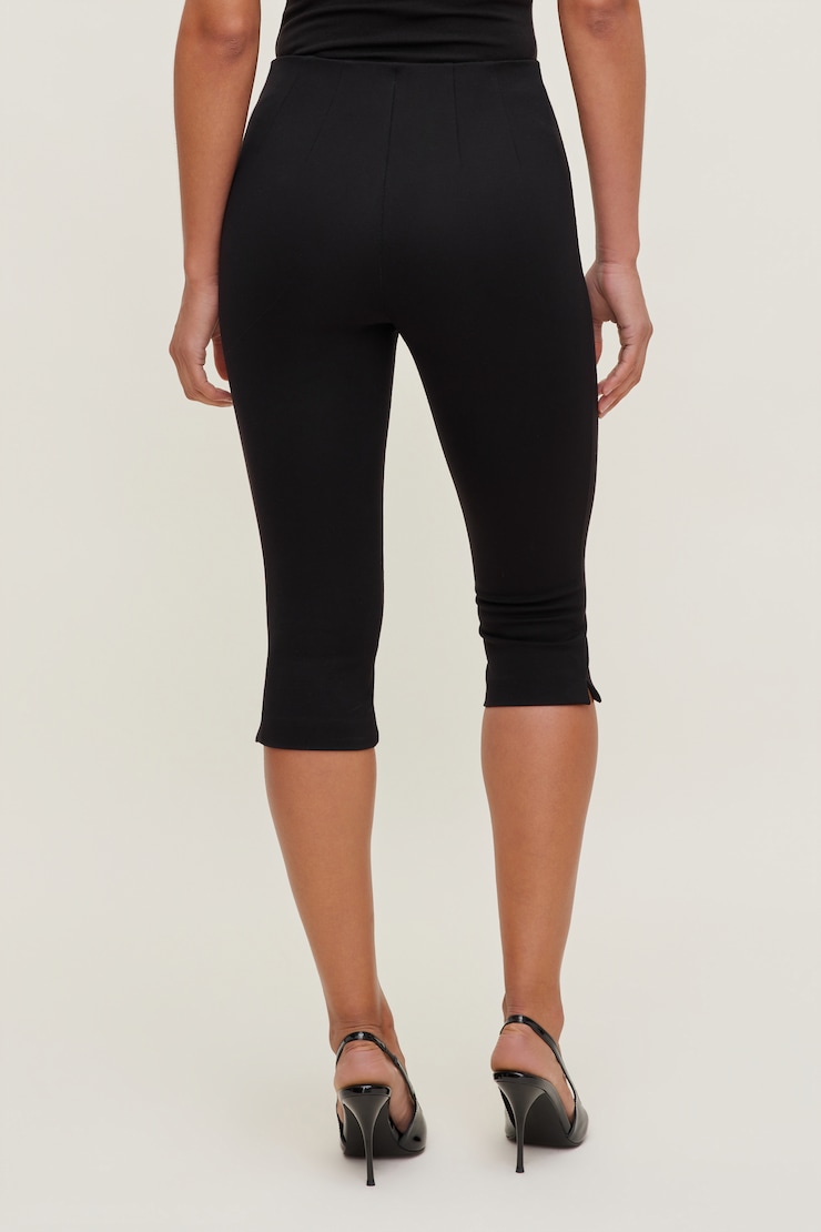 Pantalon capri Liv Noir encre large