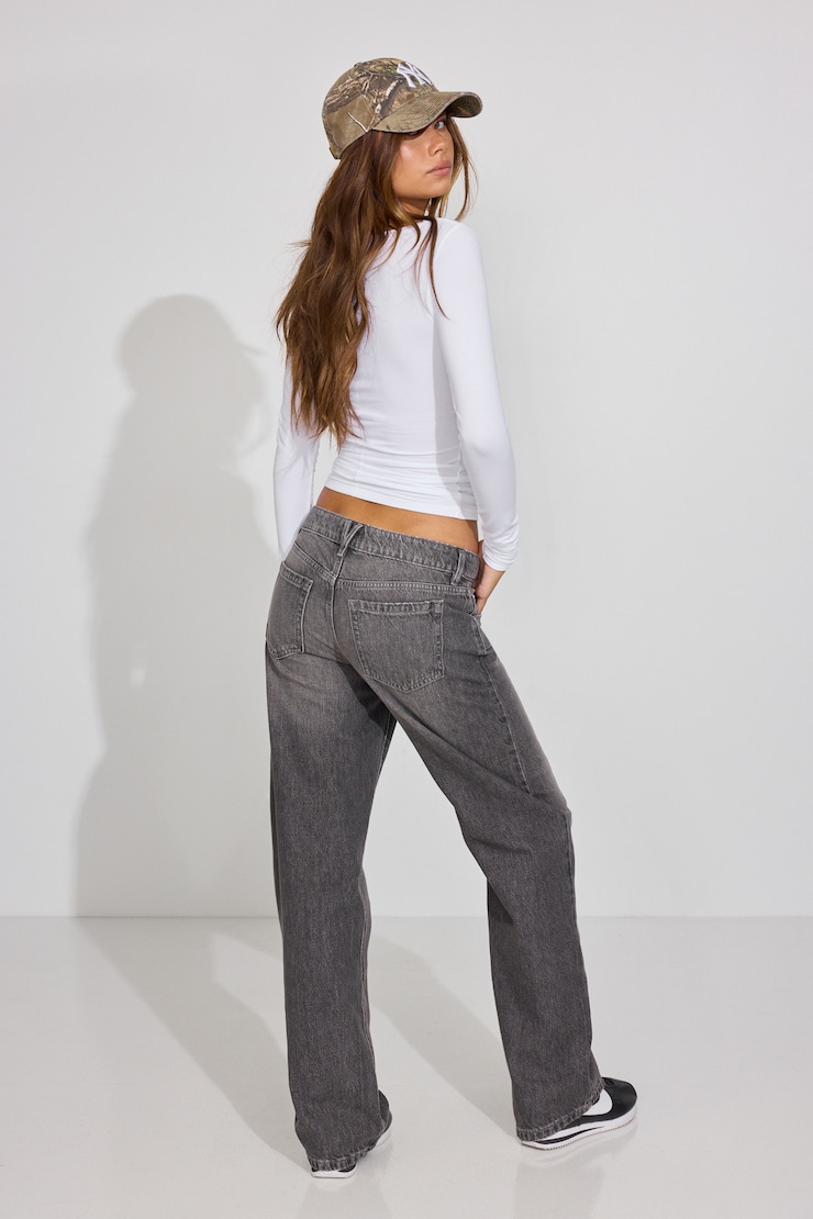 Slouchy Jeans, Dusk Grey, large