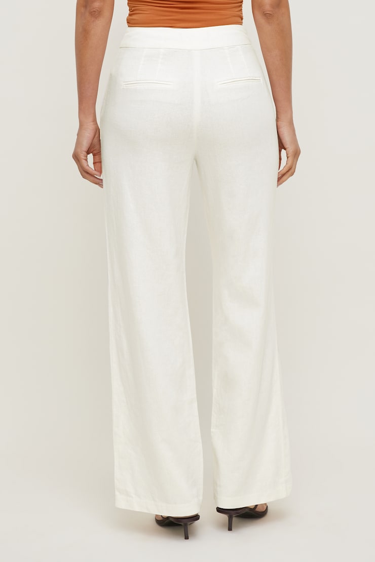 Yasmin Linen Straight Leg Pants