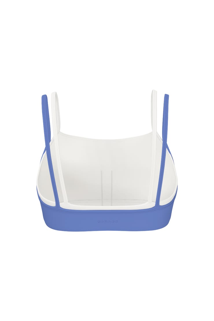 Active Double Layer Bra, BLUE BLUSH + SNOW WHITE, large