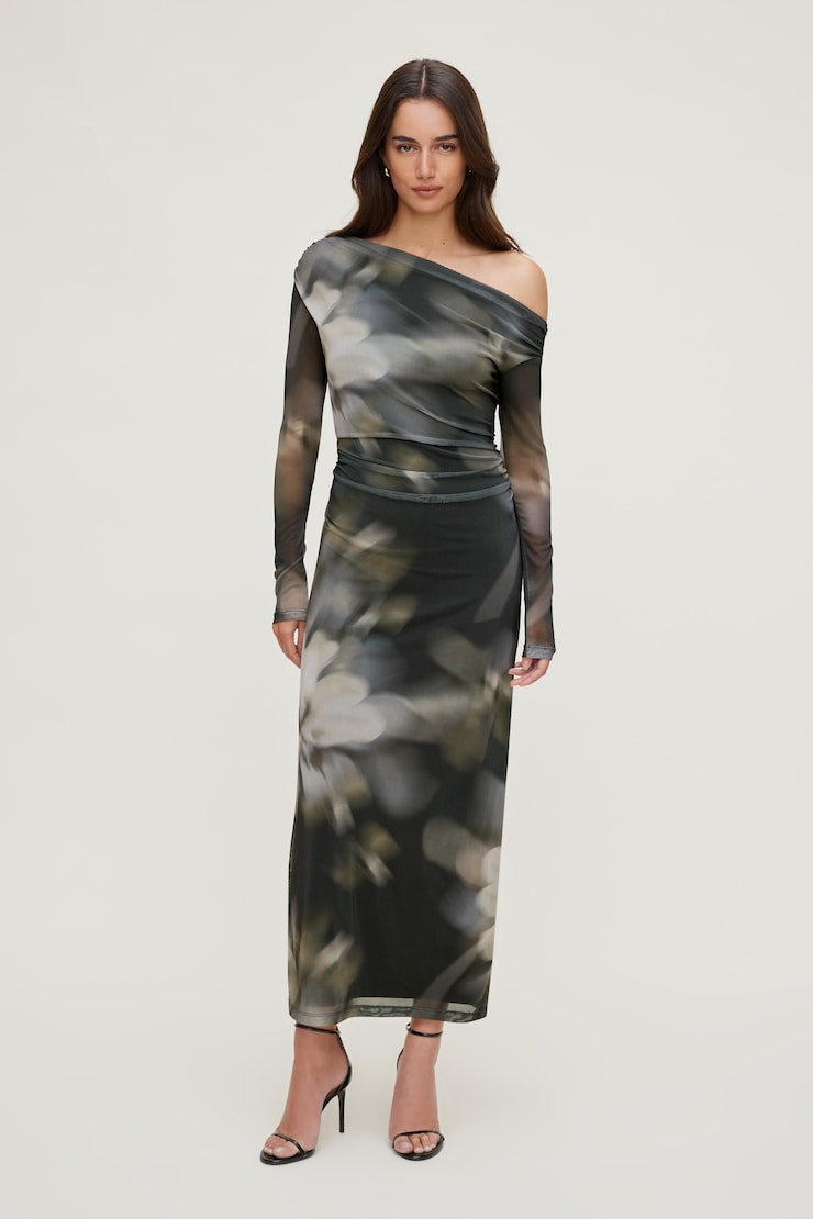 farm rio linen-blend cut-out midi-dress Off-White Porcelain Garden Lenzing Ecovero Euroflax Midi Dress the dress dances with Cyrilla Linen Organza Dress Select size:3X sequindress