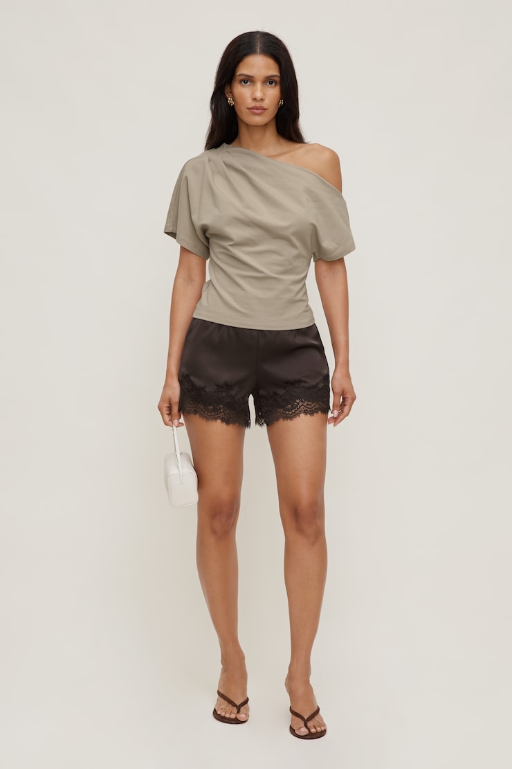 Lace Satin Shorts