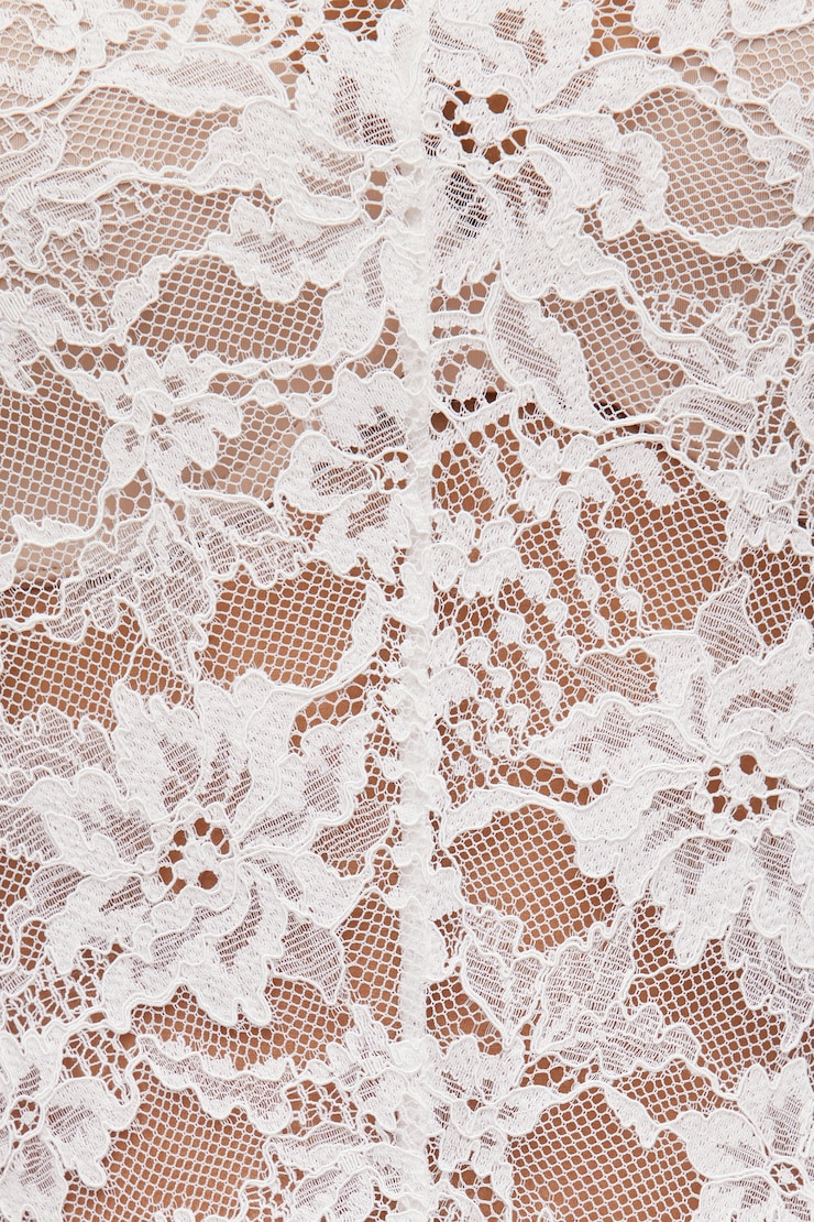 Lace Short Sleeve Blouse