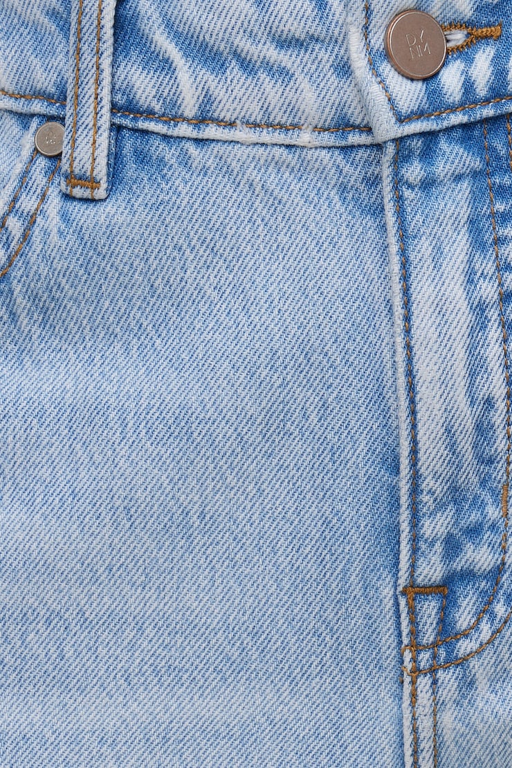 Mika Mid Rise Relaxed Straight Leg Jeans Light Indigo / Brady Blue large