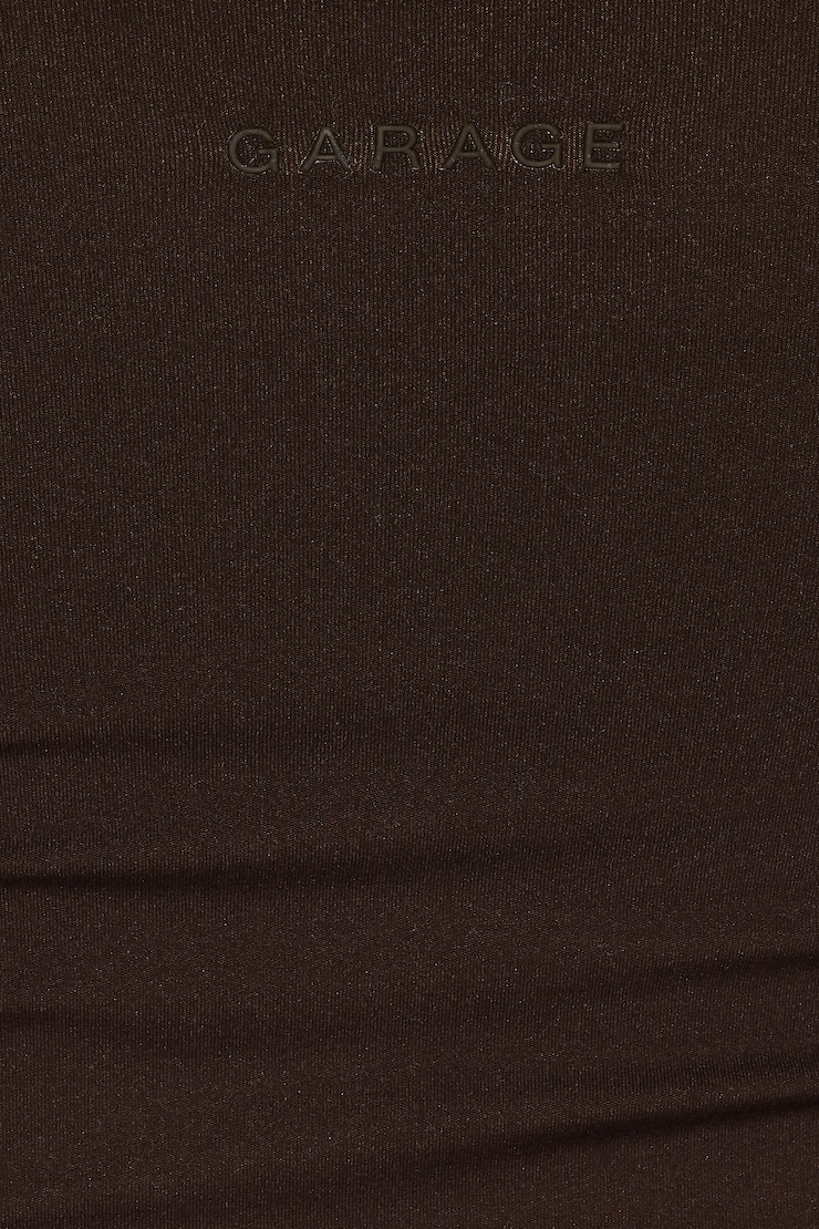 Active Layered Tank Top, Armadillo Brown/Snow White, large