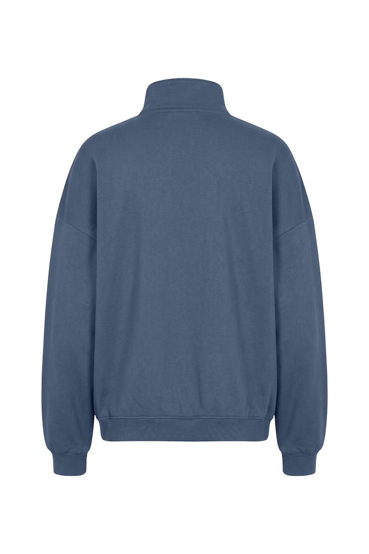 UltraFleece Mockneck Full Zip Sweatshirt, Heated Indigo, large