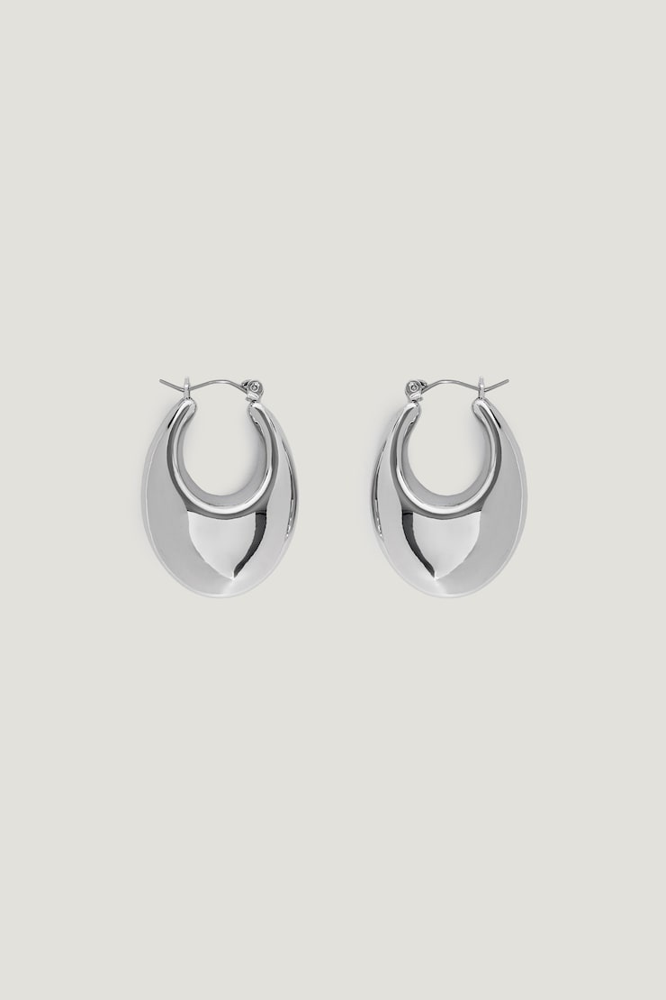 Elongated Chunky Drop Earrings
