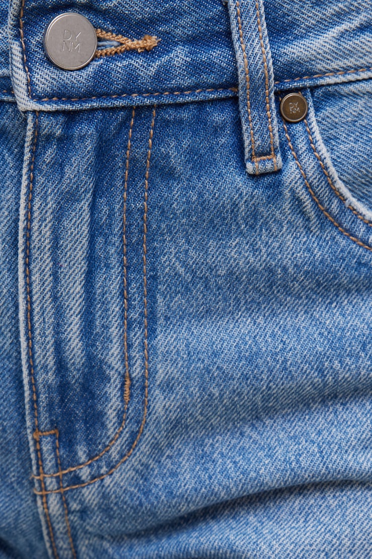 James Relaxed Mid Rise Denim Shorts