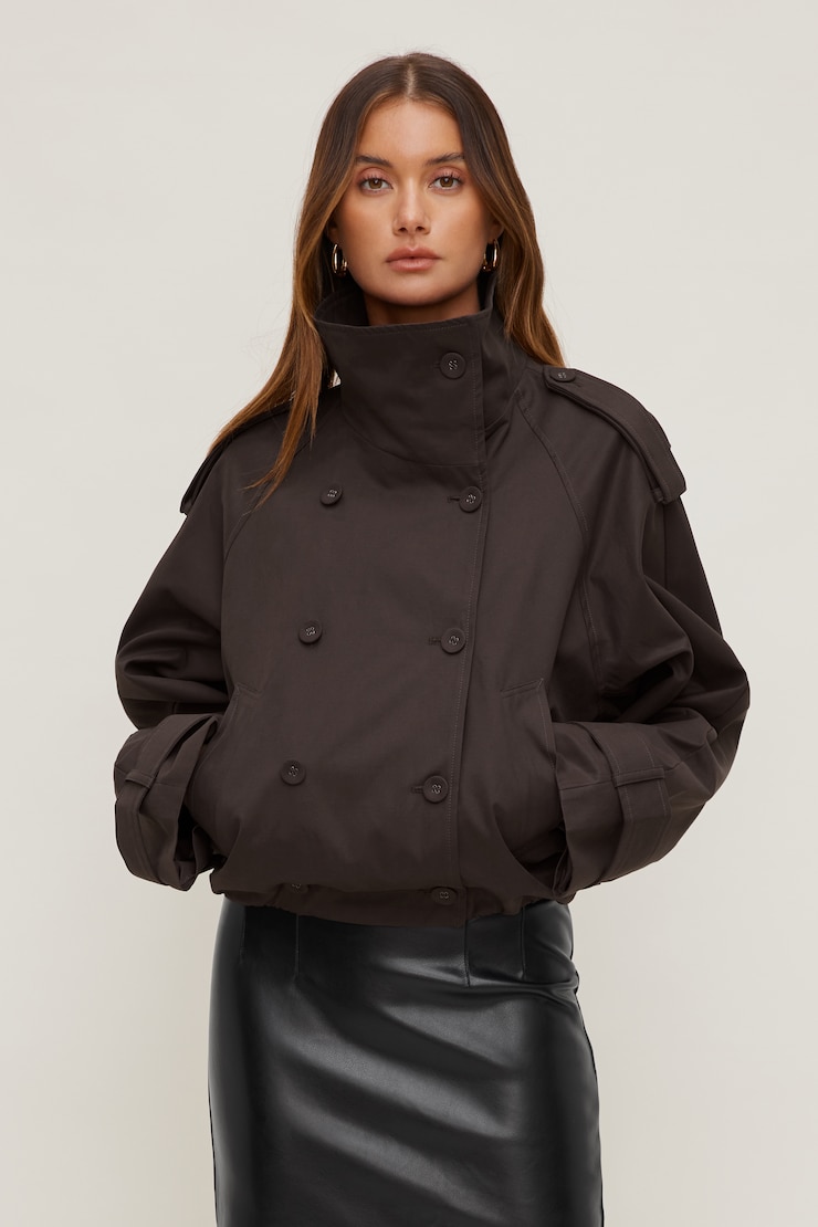 Siena Trench Bomber Jacket