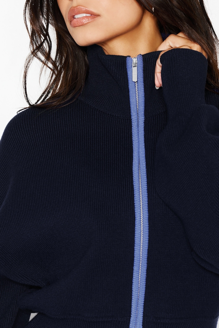 City Layer Full Zip Jacket, Naughty Navy Blue/Blue Blush, large