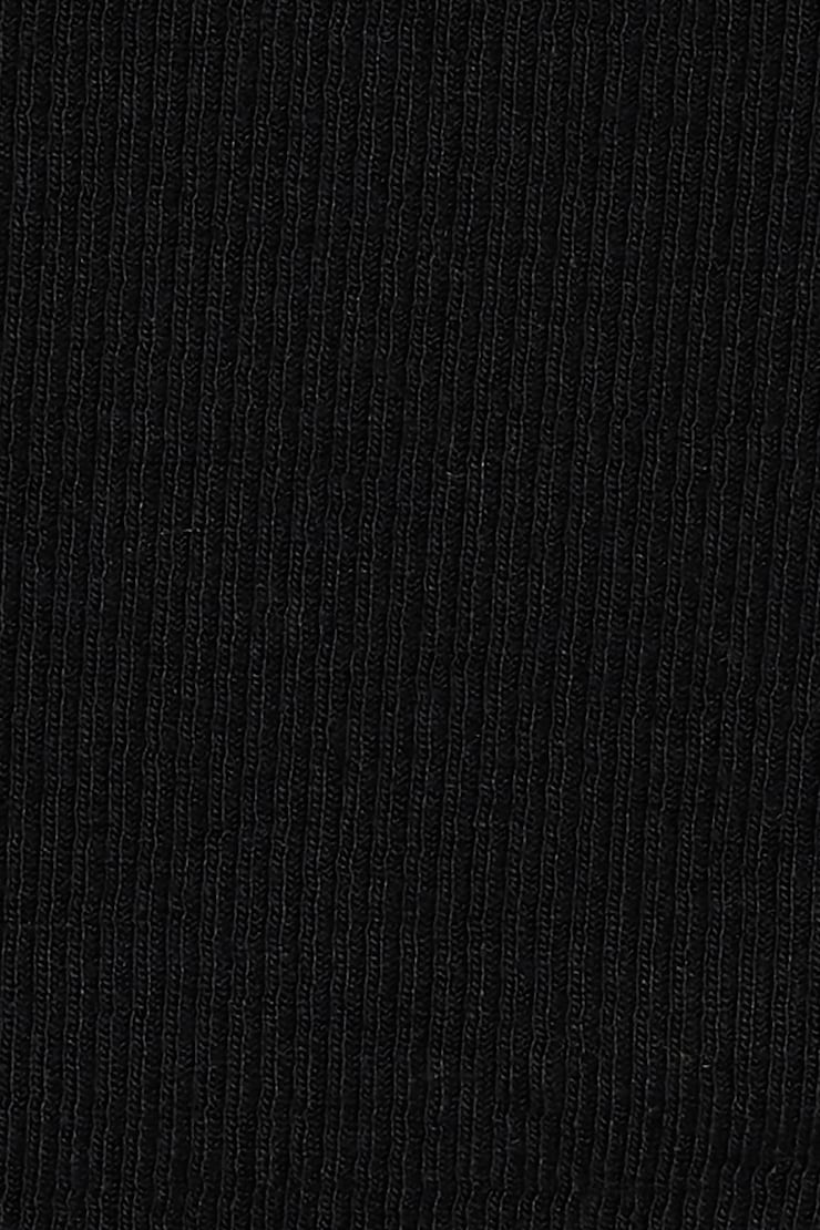 SnatchRib Notch Tank Top, Jet Black, large