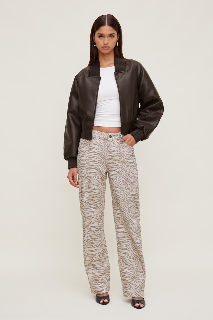 Mika Mid Rise Relaxed Straight Leg Jeans