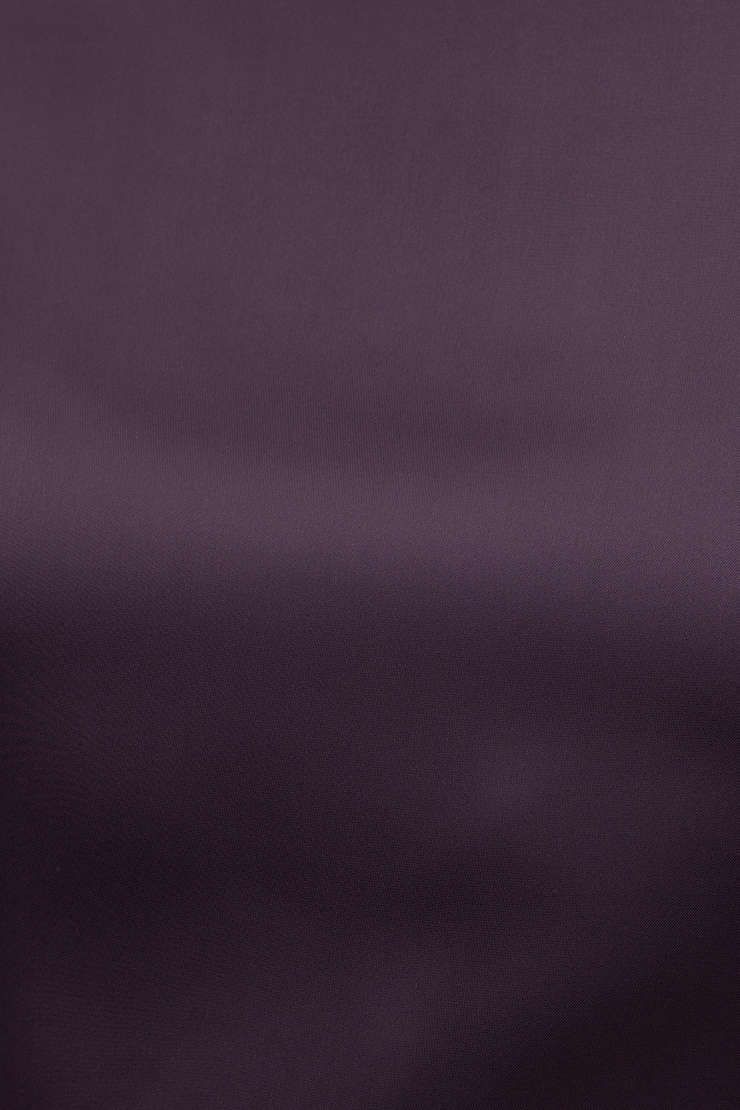 Blouse en satin Farra Mauve prune parfaite large