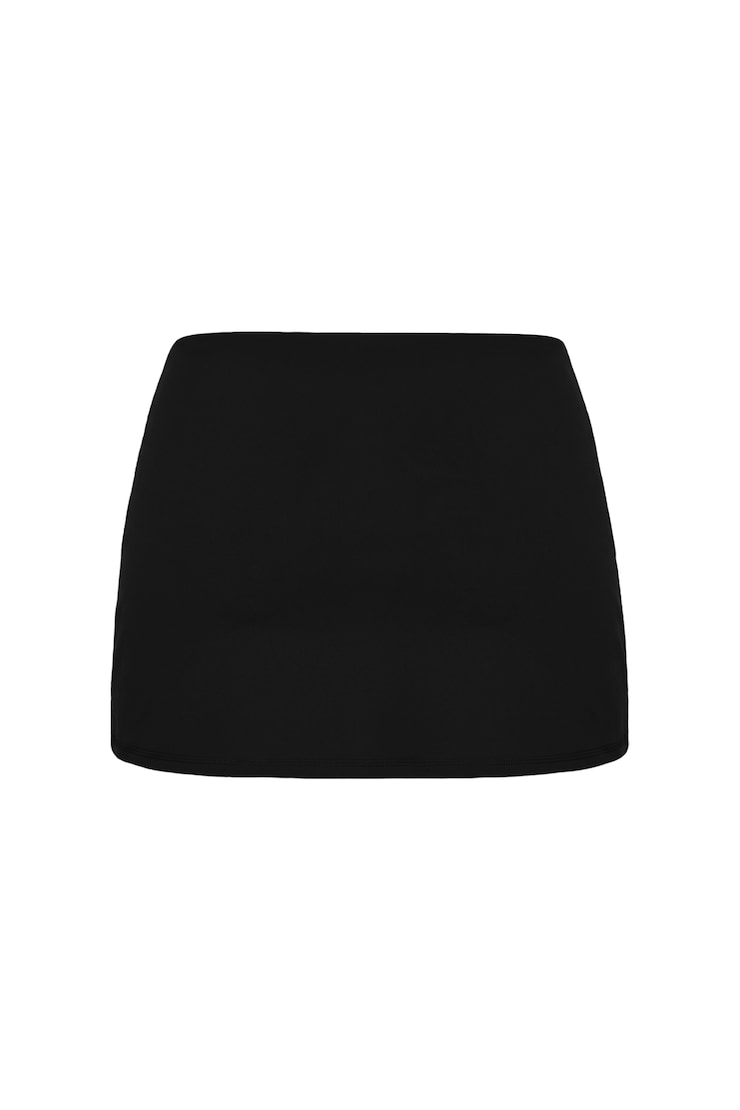 Active Low Rise Micro Skort, Jet Black, large