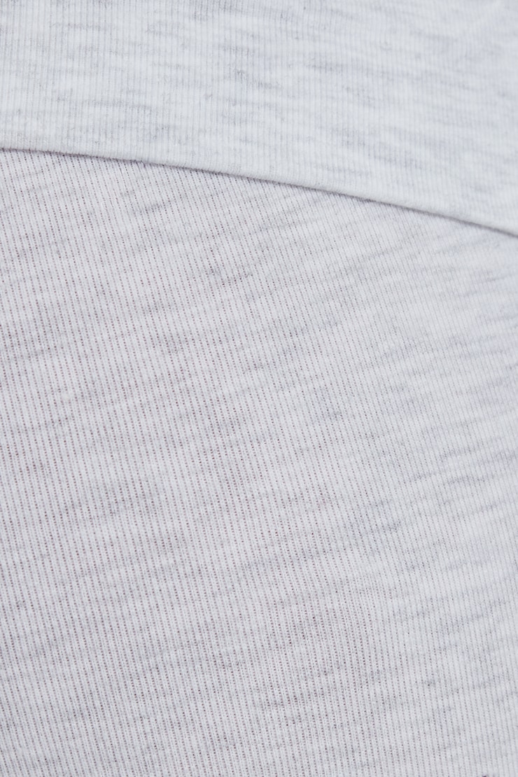 Soft Cotton Fold Over Flare Pants, Spring Grey Mix, large