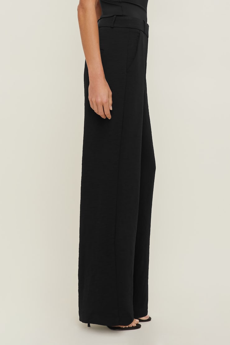 Airflow High Rise Wide Leg Pants Jet Black large