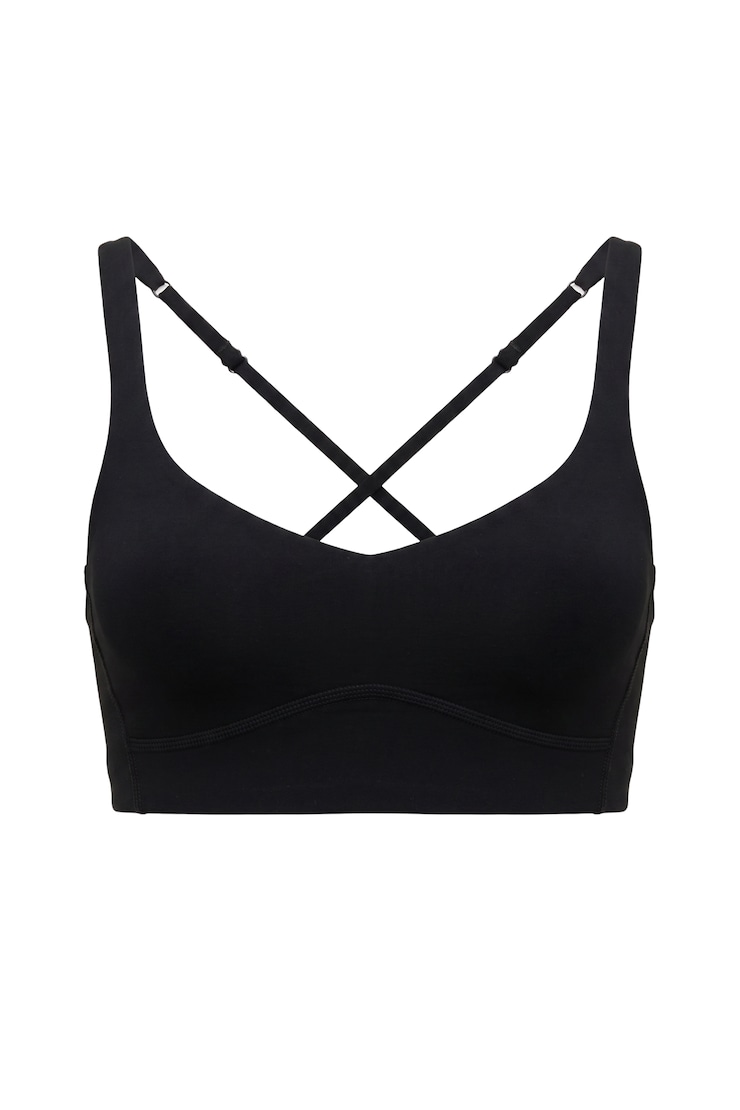 Active Sweetheart Micro Bra, Jet Black, large