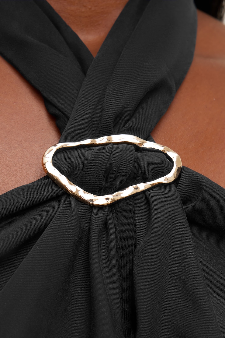 Buckle Halter Top