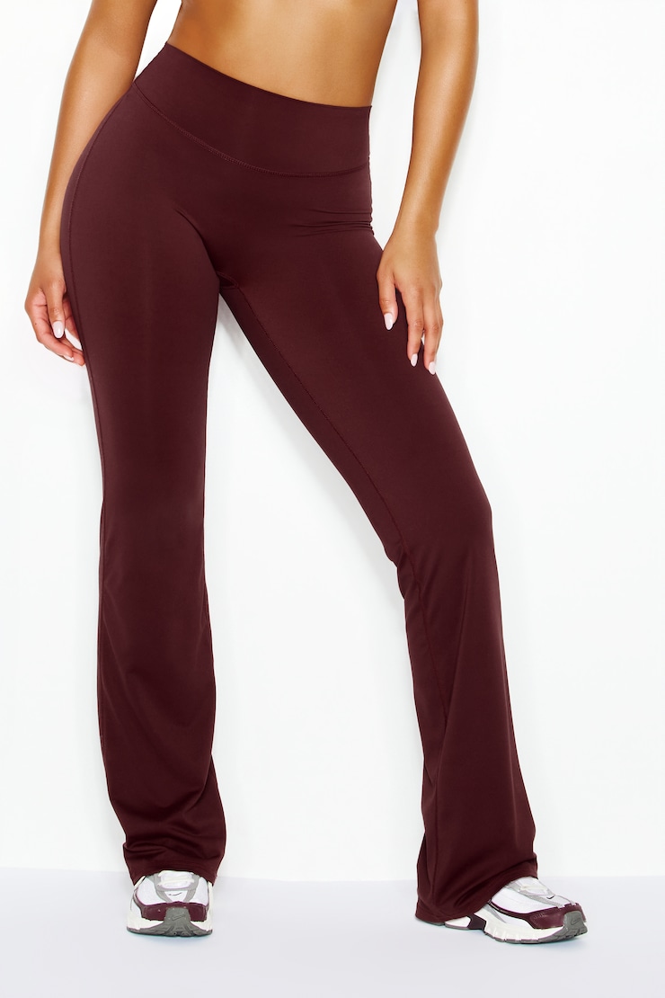 Form Active Flare Pants, Burgundy Bite, large