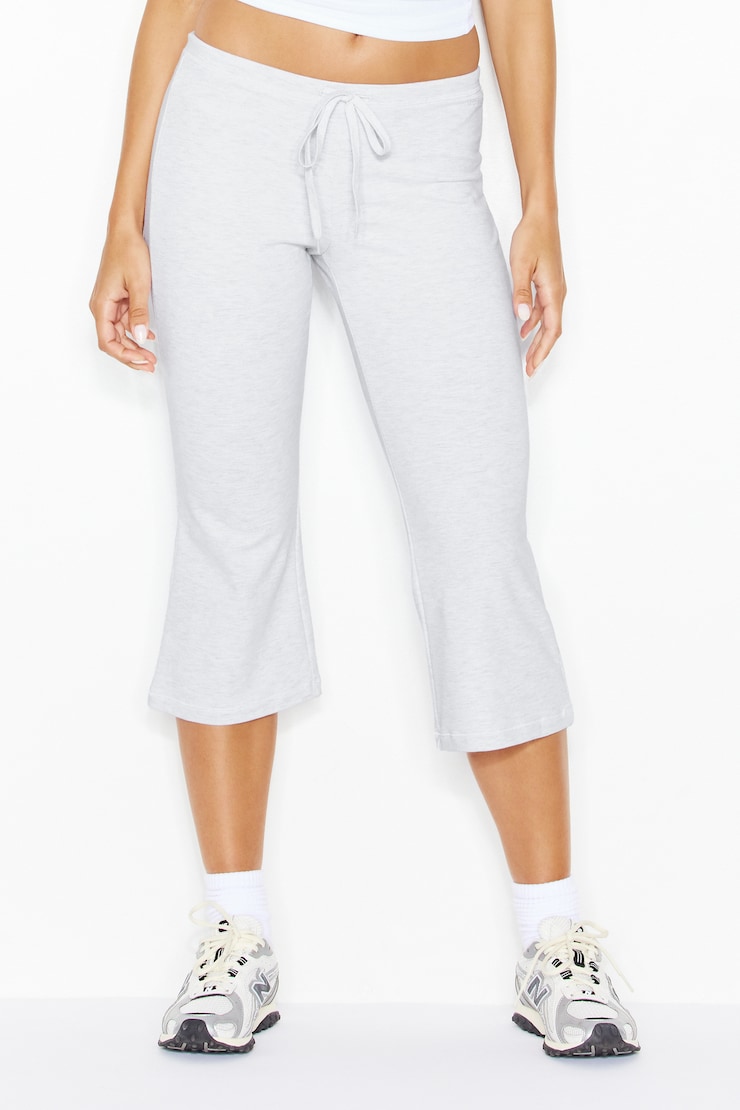 StretchTerry™ Kick Flare Pants, Spring Grey Mix, large
