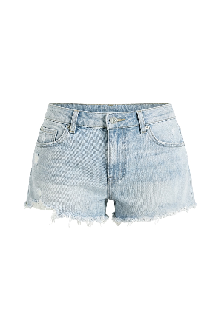 Ultra Low Rise Relaxed Shorts, Christi Blue, large