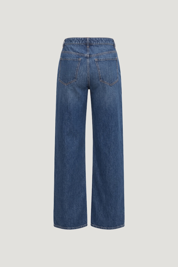 Heidi High Rise Wide Leg Jeans Blue Horizon large