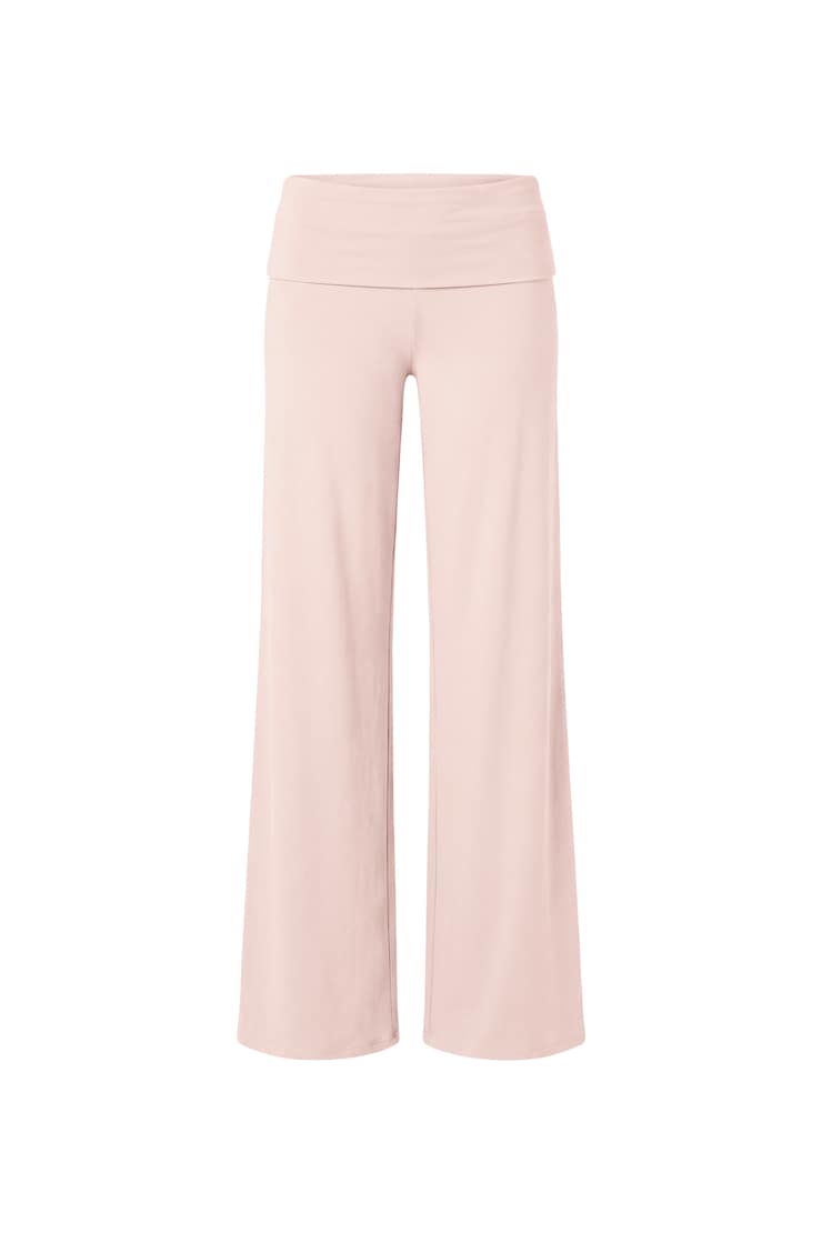 Modal Foldover Pants, Frost Pink, large