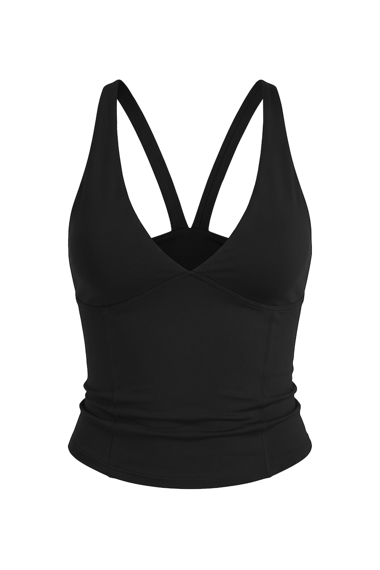 Form Active Corset Top, Jet Black, large