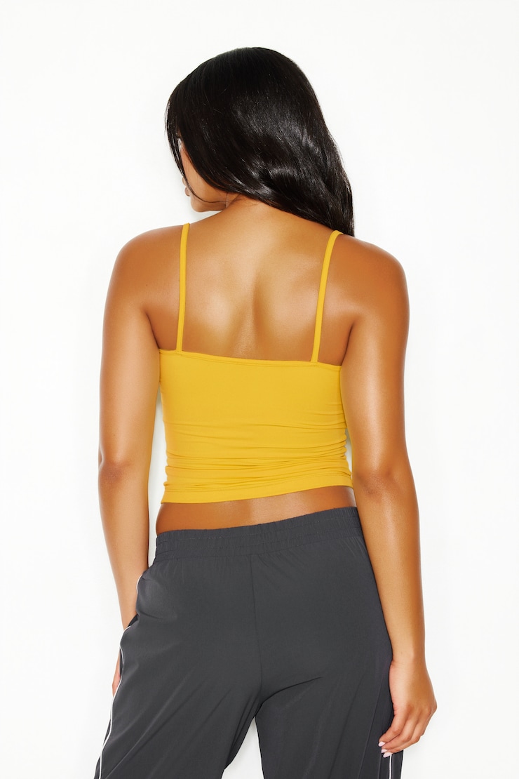Sleek Scoop Cami Top, Primrose Yellow, large