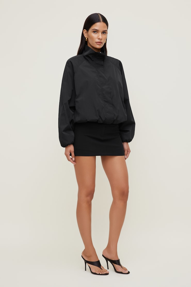 High Neck Wind Anorak