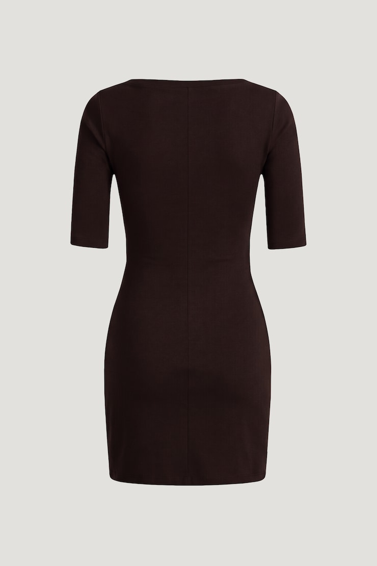Maude 3/4 Sleeve Cotton Mini Dress