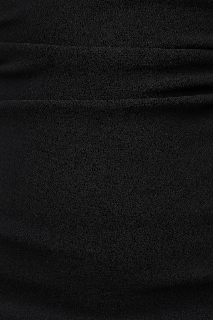 Layla Lace Trim Mini Dress Jet Black large