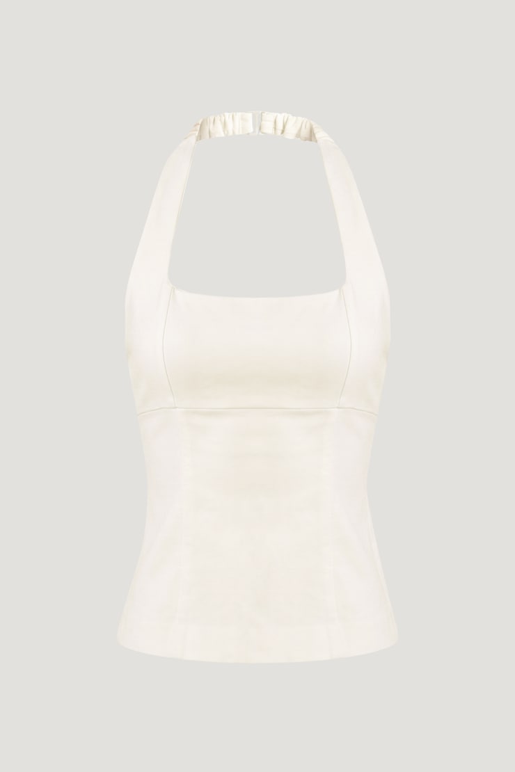 Airflow Halter Top Calming Off White large