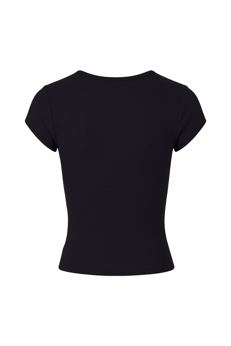 SnatchRib Notch T-Shirt, Jet Black, large