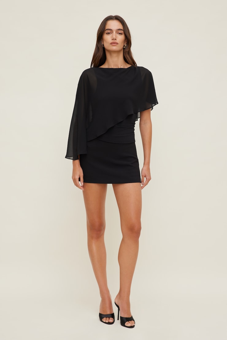 Sculpt Cape Top Jet Black large