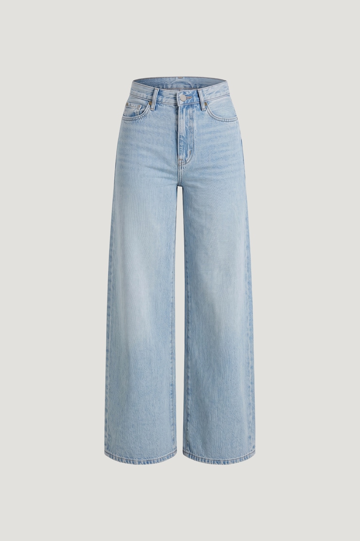 Jean à taille ultra-haute et jambe large Harlow