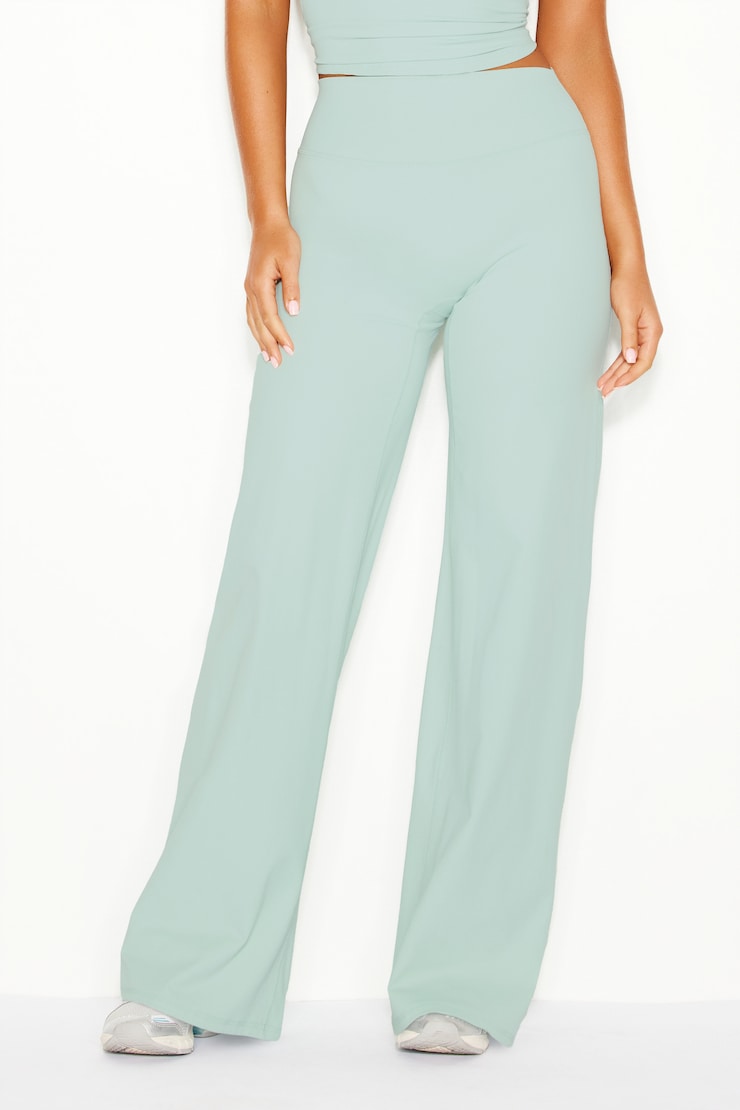 Pantalon Perfect Peachᵐᶜ à jambe large, Trouble turquoise, large