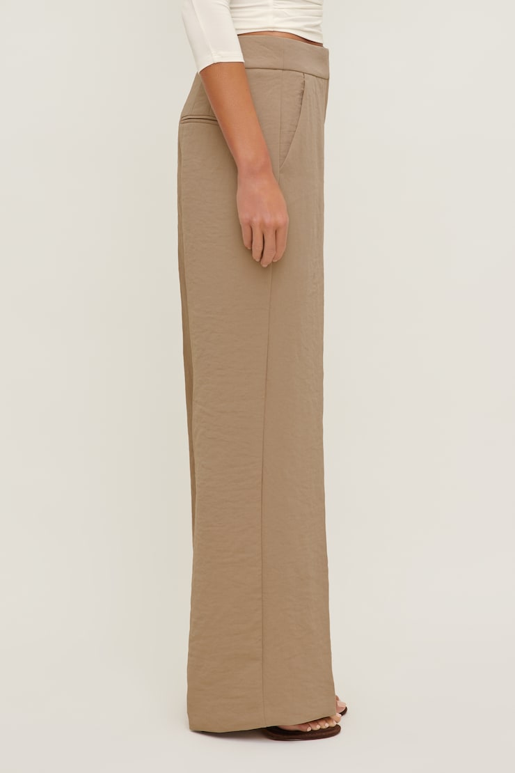 Yasmin Airflow Straight Leg Pants Taupe Mix large