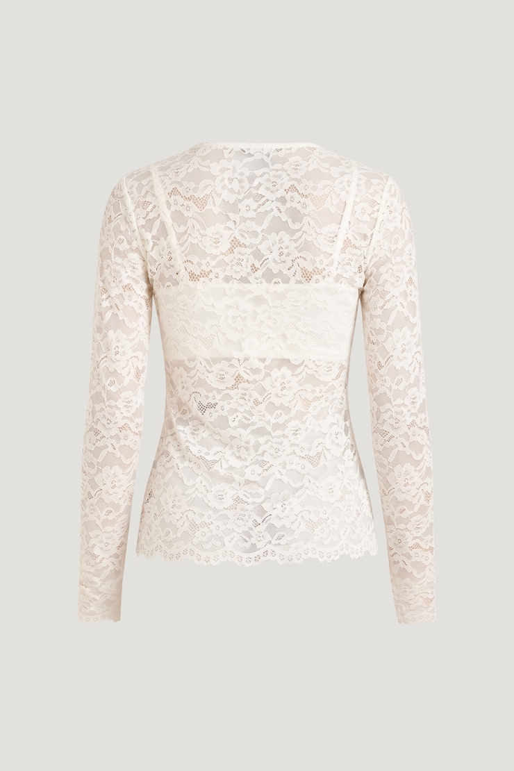 Lace Cardigan Sea Salt Cream large