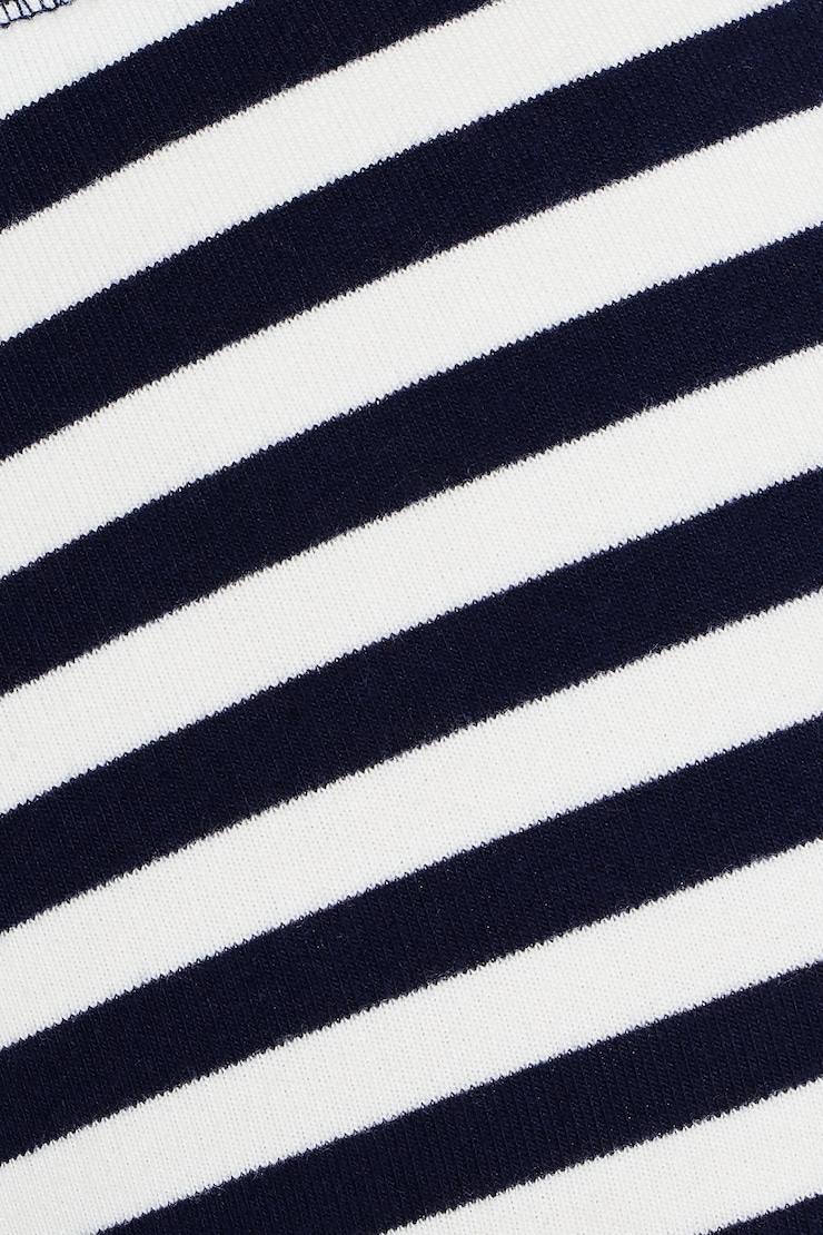 StretchTerry™ Cheeky Shorts, Navy/White, large