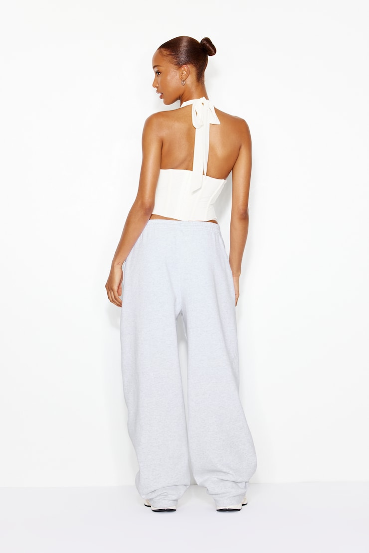 UltraFleece Barrel Leg Sweatpants, Spring Grey Mix, large