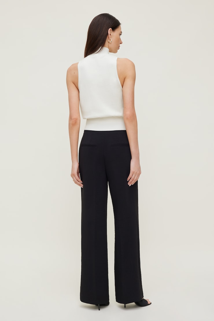 Yasmin Airflow Straight Leg Pants Jet Black large
