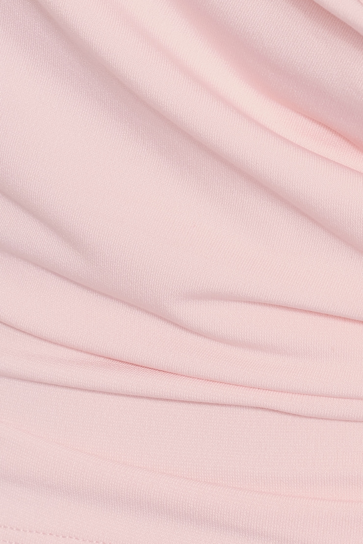Cowl Neck Halter Top, Pink Wink, large