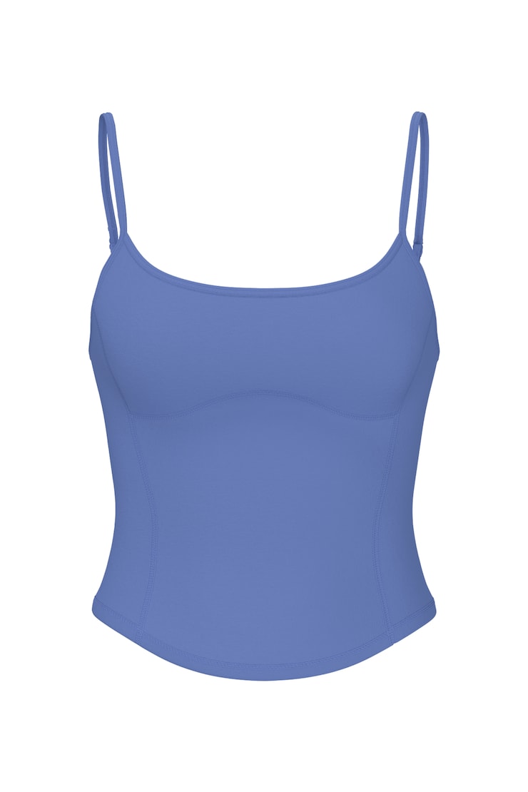 Active Underbust Cami Top, Blue Blush, large